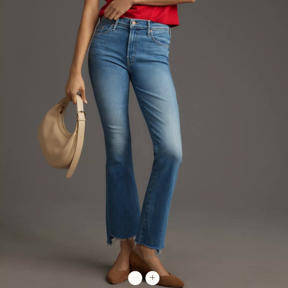 MOTHER Crop Step Jeans Size 27 (Barely worn)